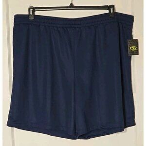 Athletic Works Mens Athletic shorts size XXL Blue Stretch Comfortable NWT